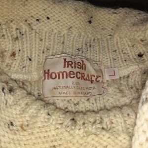 Irish Homecraft 100% wool vintage sweater